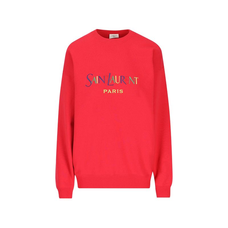 Saint Laurent Red Tops - Sweatshirts Women